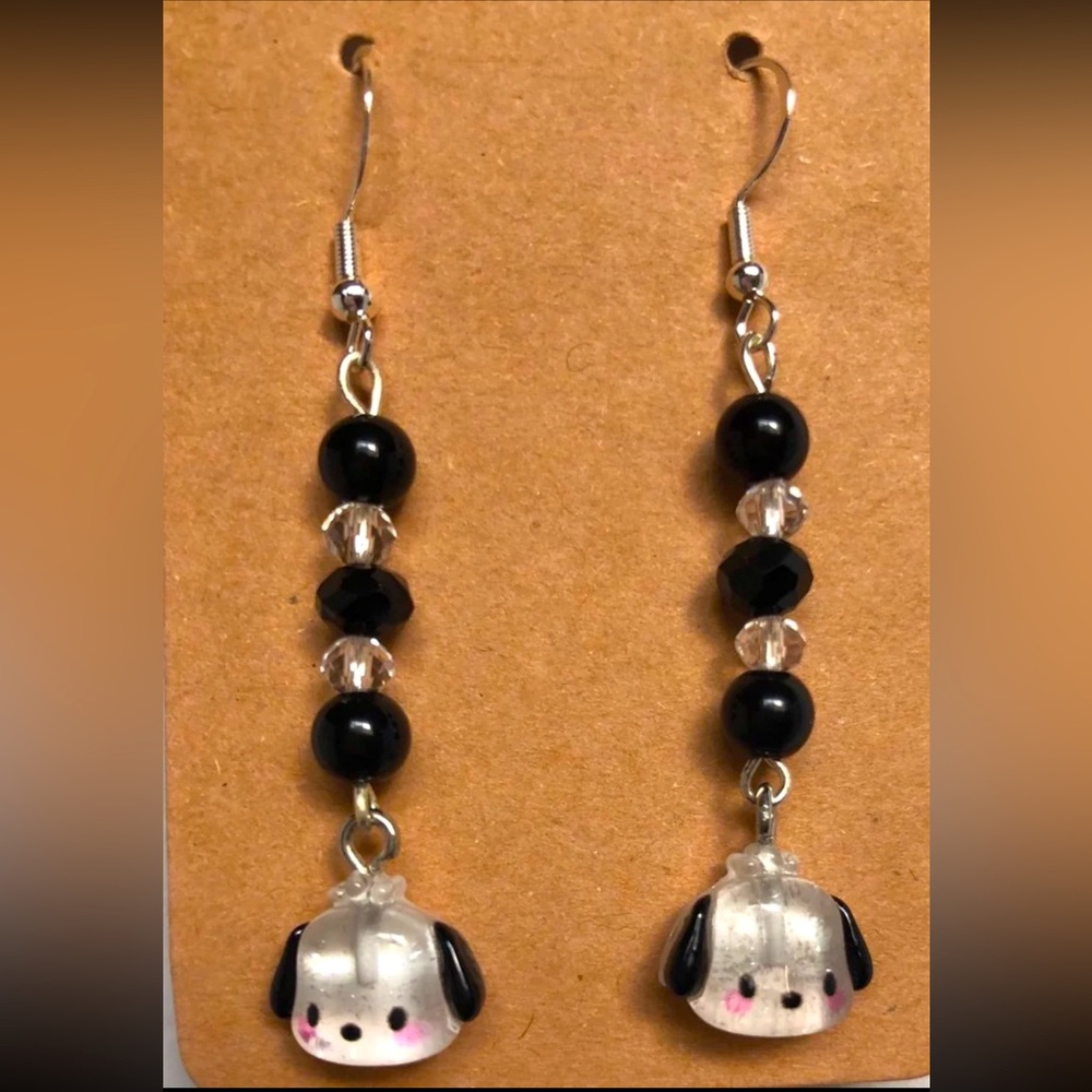 Cute Pochacco Bead Earrings